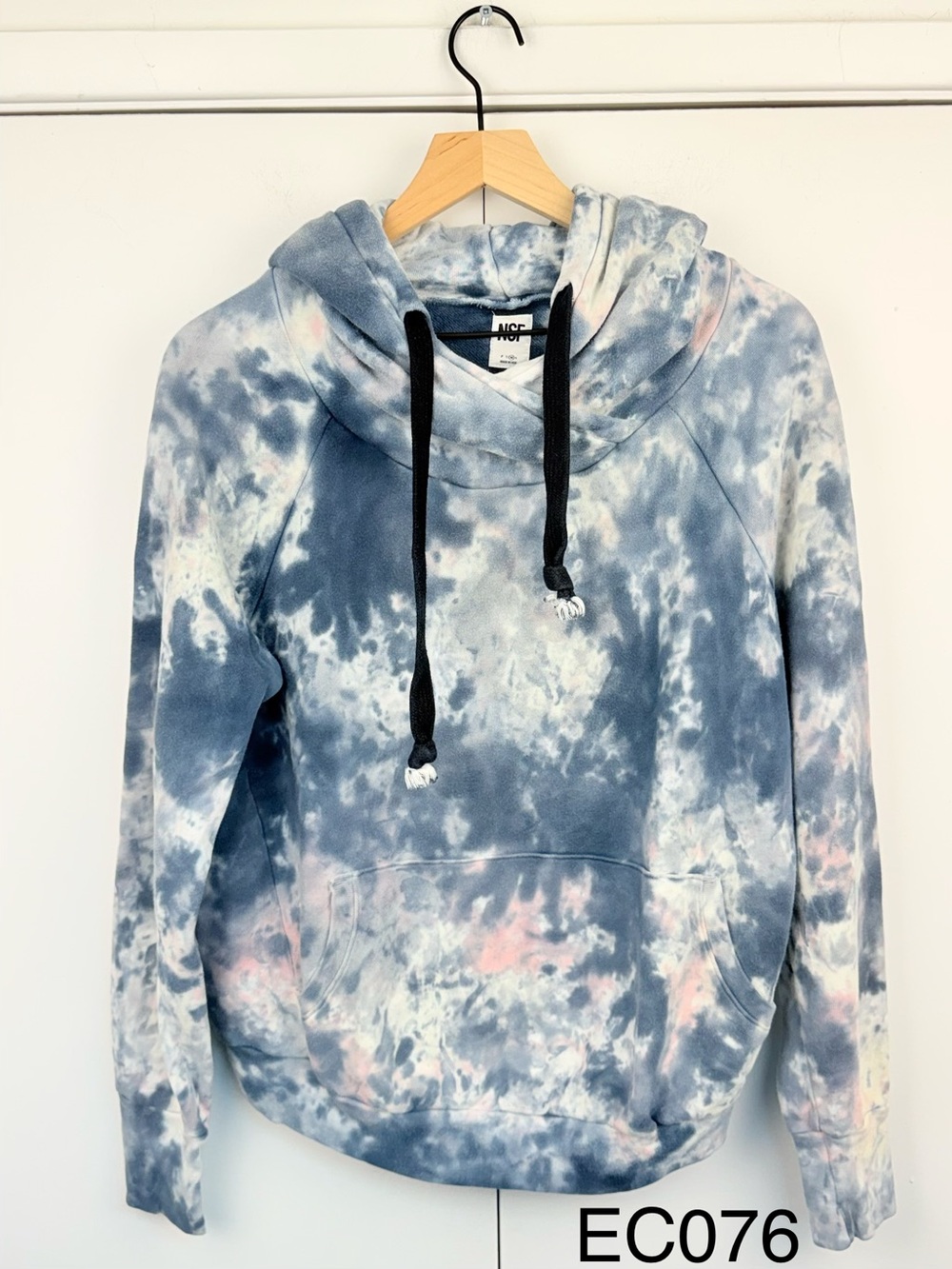 NSF Lissete Neon Pastel Tie Dye Pullover Hoodie Size M